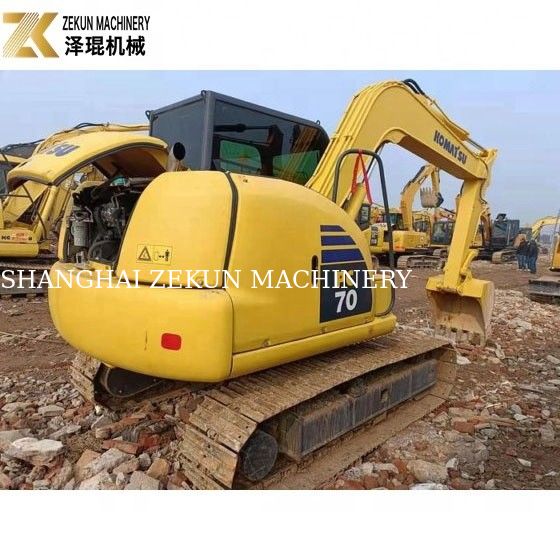 0.35m3 Balde Excavadora Komatsu Usada PC 70 8 7T Mini Excavadora Komatsu Usada