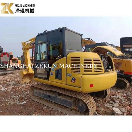 0.35m3 Balde Excavadora Komatsu Usada PC 70 8 7T Mini Excavadora Komatsu Usada