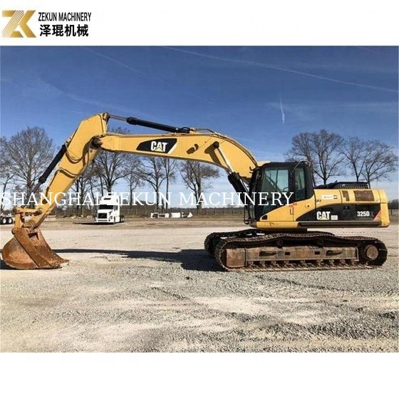 25Ton Caterpillar 325 Excavadora de rastreamento usada 140KW Cadeia de rastreamento de tipo móvel