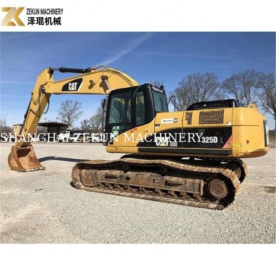 25Ton Caterpillar 325 Excavadora de rastreamento usada 140KW Cadeia de rastreamento de tipo móvel