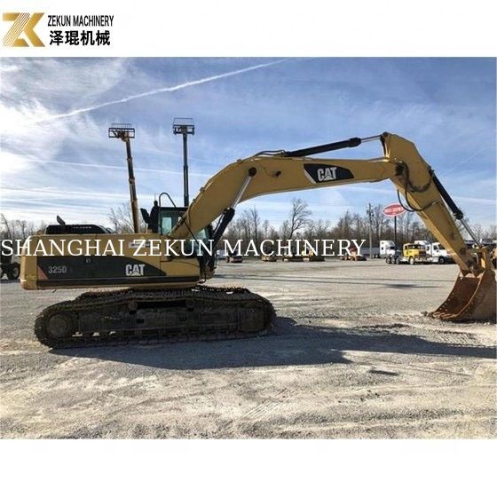 25Ton Caterpillar 325 Excavadora de rastreamento usada 140KW Cadeia de rastreamento de tipo móvel