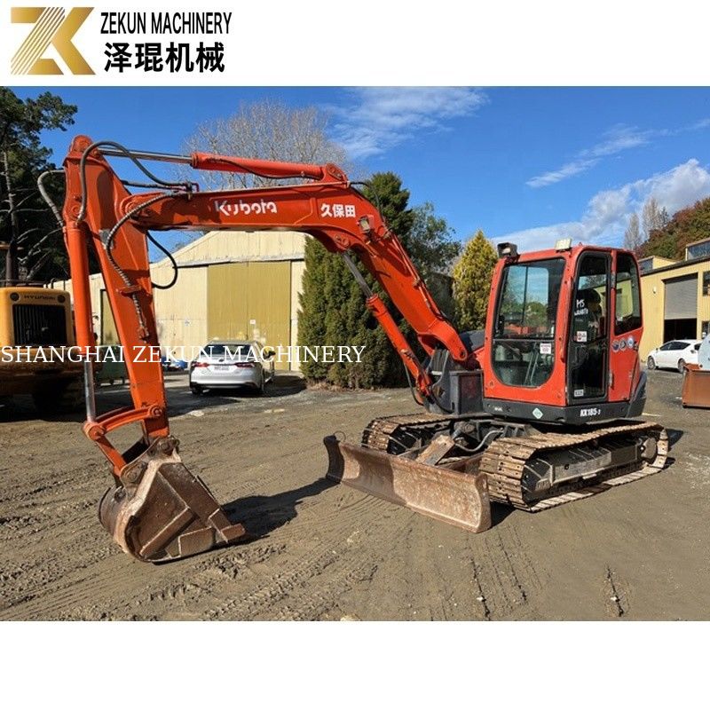 KX185 KX185-3 Mini Excavatora de 8 toneladas Kubota 185 Excavatora Usada