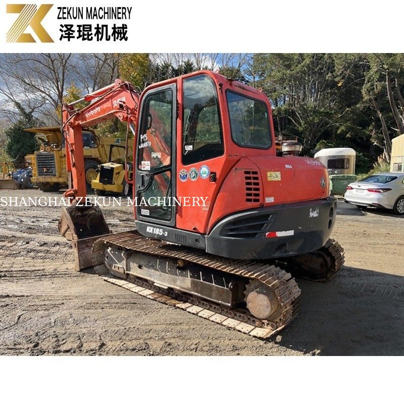 KX185 KX185-3 Mini Excavatora de 8 toneladas Kubota 185 Excavatora Usada