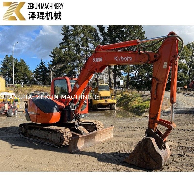 KX185 KX185-3 Mini Excavatora de 8 toneladas Kubota 185 Excavatora Usada