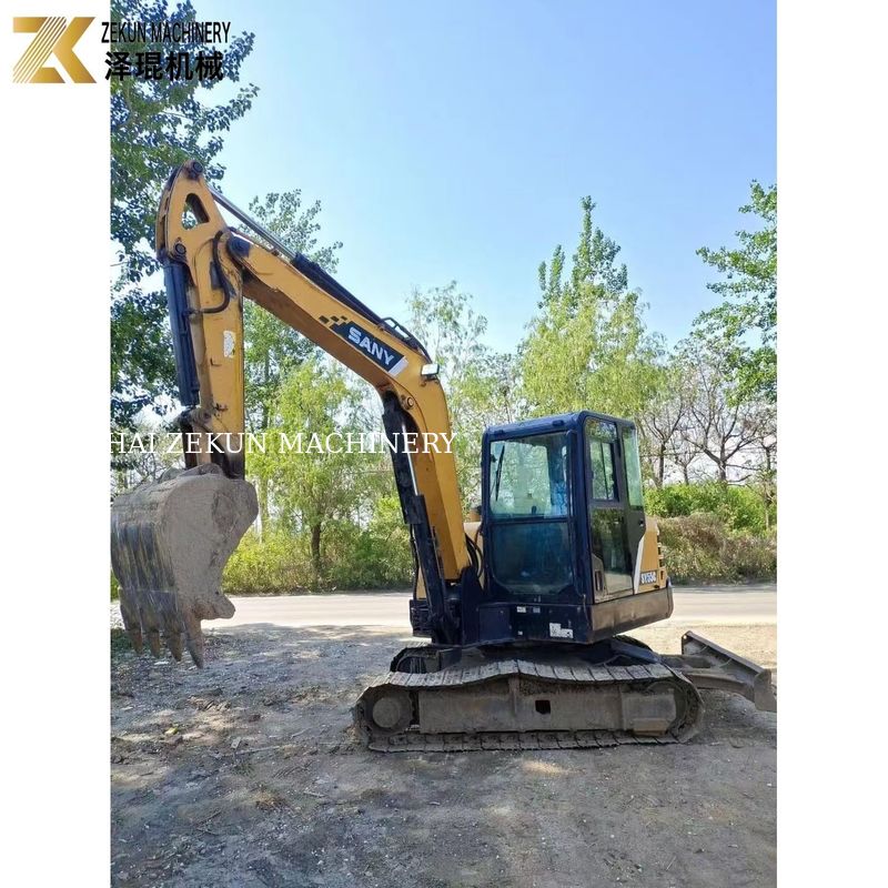 Excavadora Sany SY55C-9 usada 5.5 toneladas Peso operacional Tinta original