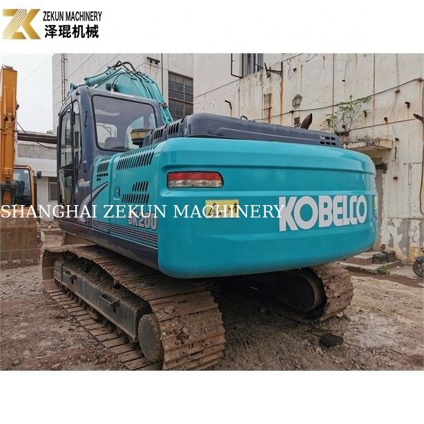 Desenho Original Utilizado Kobelco SK 200 200-8 Excavadora de segunda mão azul