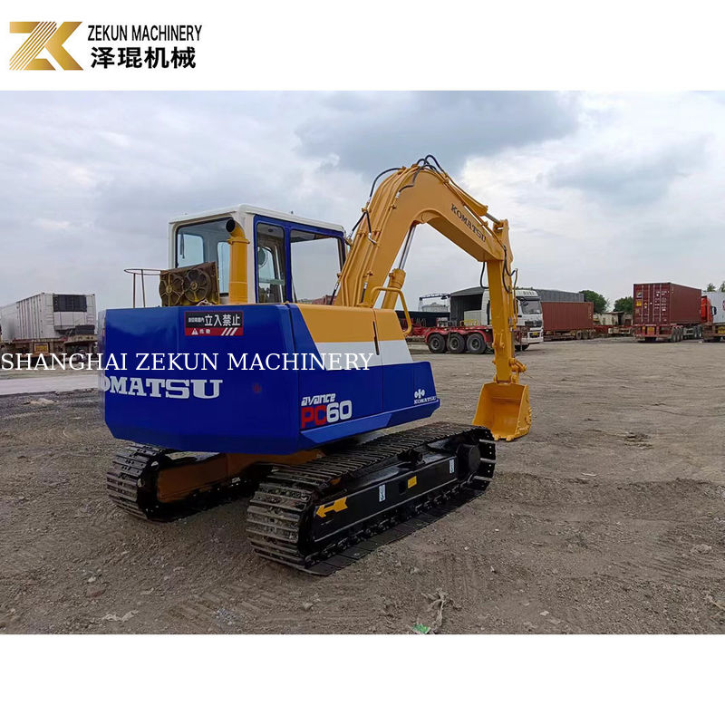 Japão Komatsu PC60-6 escavadeira com baixo peso operacional de 6 toneladas e em boas condições