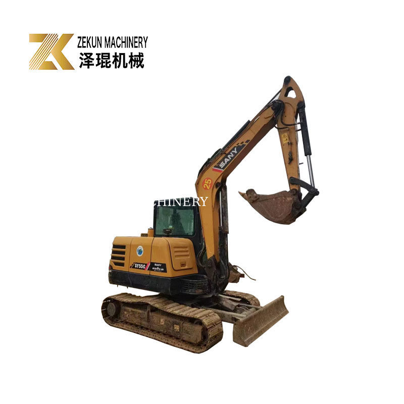 2021 SANY SY 55C Excavadora de 5,5 toneladas com poucas horas de trabalho