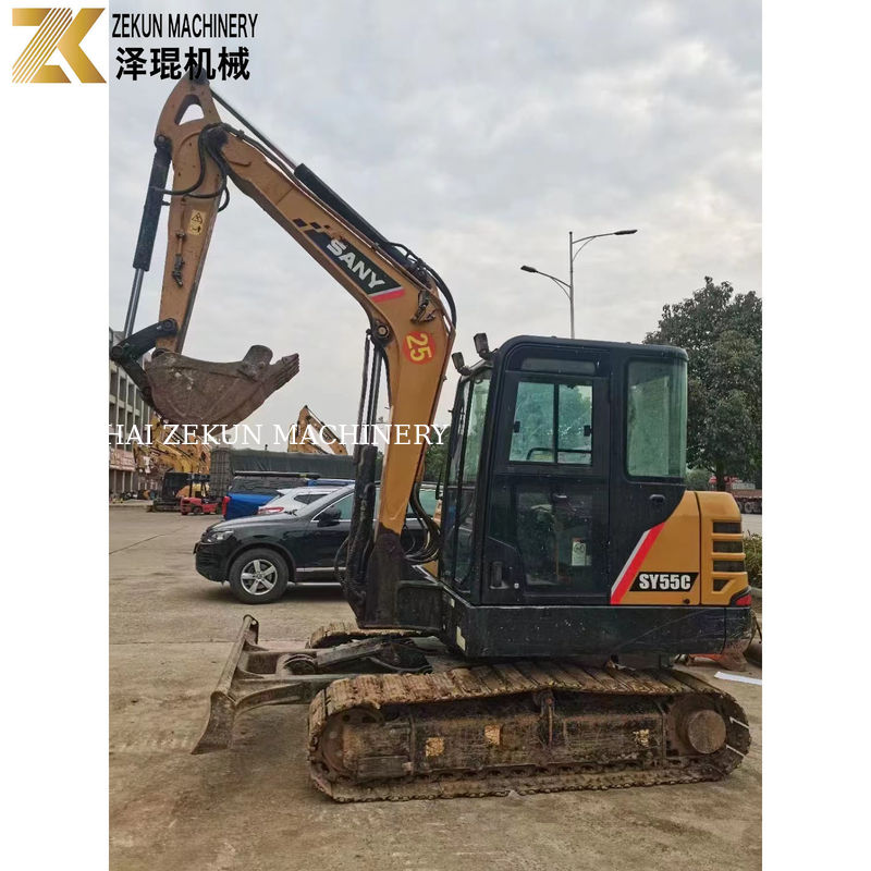 2021 SANY SY 55C Excavadora de 5,5 toneladas com poucas horas de trabalho