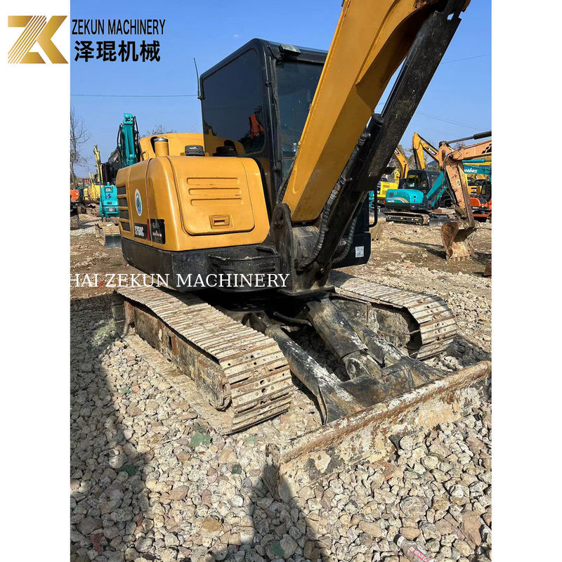 SANY SY60C Pro 6 toneladas Excavadora Crawler Usada 36KW Potência Excavadoras de segunda mão