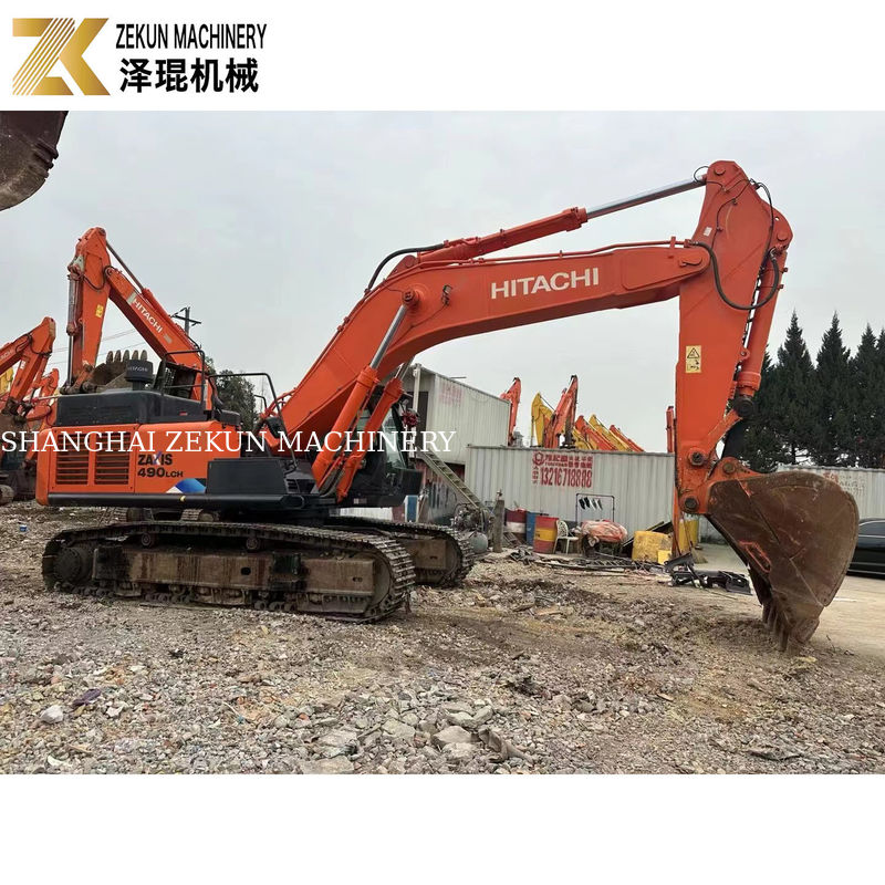 Original 49T Hitachi ZX 490 LCA-5A Excavadora usada com outro sistema hidráulico