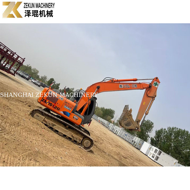 66Kw 2013 Excavadoras de segunda mão Japão Radiador Hitachi EX-1-2 DS 120 2.5