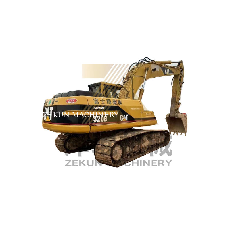 Cat 320 Excavadora crawler usada Peças originais e cadeia de trilhos Ano 2015