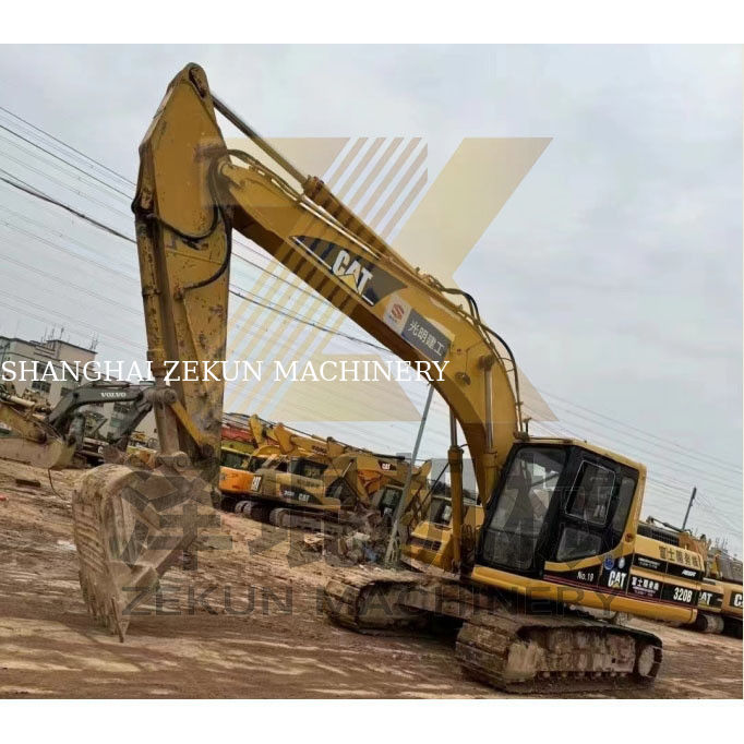 Cat 320 Excavadora crawler usada Peças originais e cadeia de trilhos Ano 2015