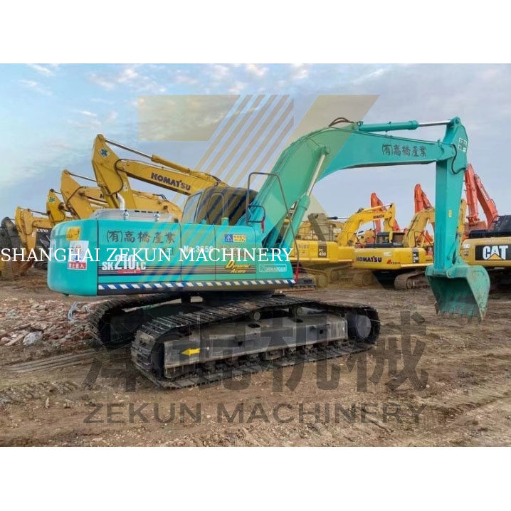 2007 Ano Usado SK210 SK210LC SK210-8 SK210-6 Excavadora com motor japonês