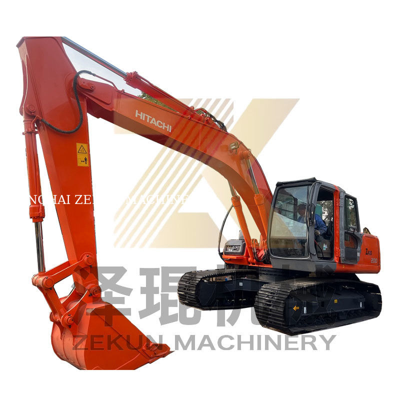 Excavadora de segunda mão de 110 KW ZX200 Excavadora pesada usada para suas necessidades de construção