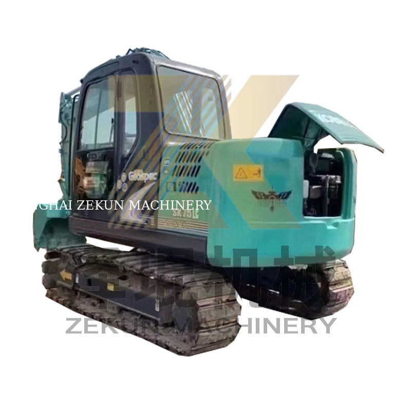 Kobelco SK75 Kobelco Excavator Digger usado com capacidade de 0.38 balde e acessível