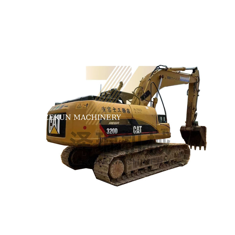 Excavadora Shantui Kato de segunda mão de 20 toneladas 320D com capacidade de balde de 1M3 em Xangai