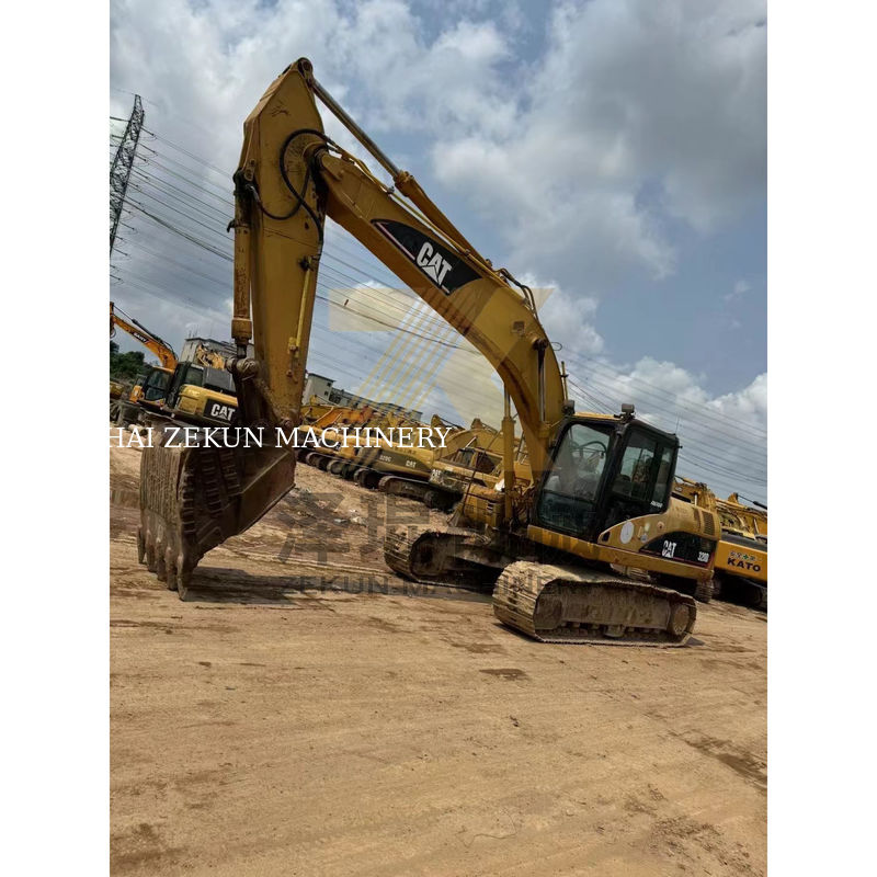 Excavadora Shantui Kato de segunda mão de 20 toneladas 320D com capacidade de balde de 1M3 em Xangai