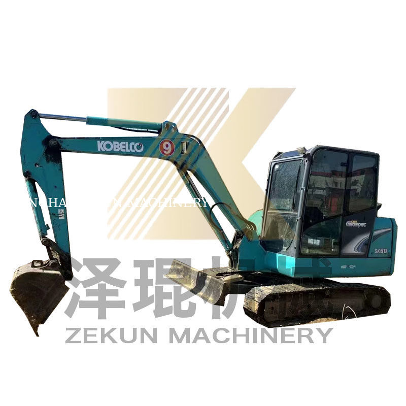 Mini escavadeira de 6 toneladas usada Kobelco SK60-3/5/8/10 com motor Yanmar em boas condições