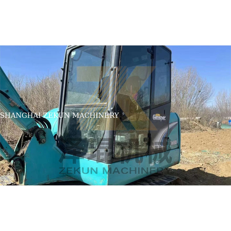 Mini escavadeira de 6 toneladas usada Kobelco SK60-3/5/8/10 com motor Yanmar em boas condições