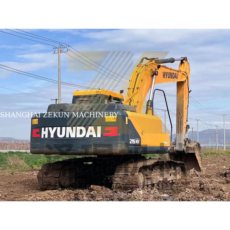 21000 KG peso da máquina Cummins motor usado Hyundai 215-9T 215-9S escavadeira em Xangai