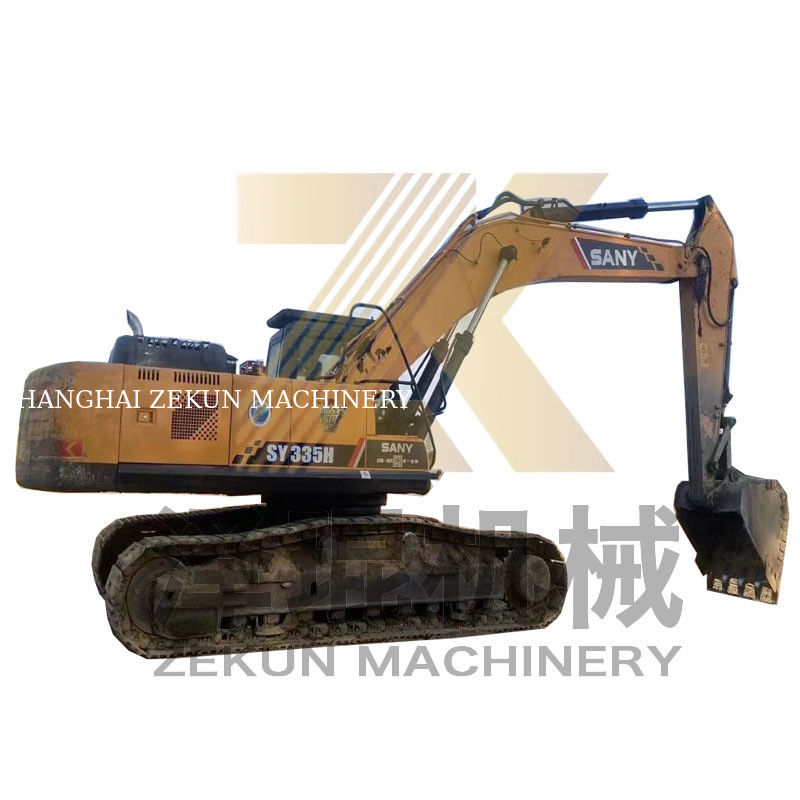 Excavadora Sany SY335 usada fabricada em Shanghai com outro cilindro hidráulico