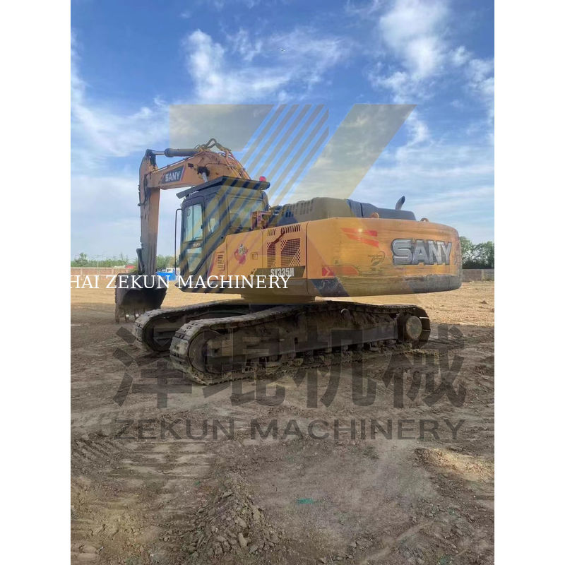 Excavadora Sany SY335 usada fabricada em Shanghai com outro cilindro hidráulico