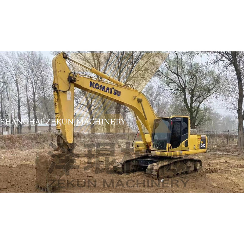 PC200-7 de segunda mão Komatsu PC200-7 Crawler Digger em Xangai PC-200-8M0 2019