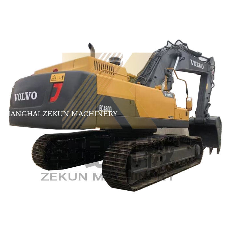 Excavadora Volvo EC480 usada com capacidade de balde de 3,3 m3 e outra válvula hidráulica