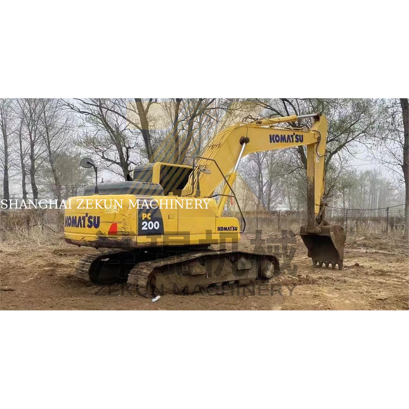 PC200-7 de segunda mão Komatsu PC200-7 Crawler Digger em Xangai PC-200-8M0 2019