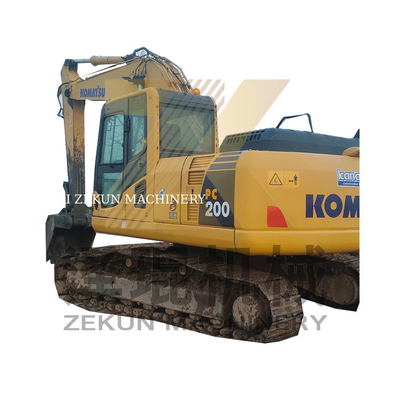 Komatsu PC200-7 PC200-8N1 Crawler Excavator Digger com motor de 110KW em Xangai