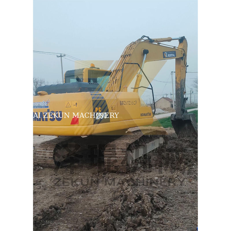 Komatsu PC200-7 PC200-8N1 Crawler Excavator Digger com motor de 110KW em Xangai