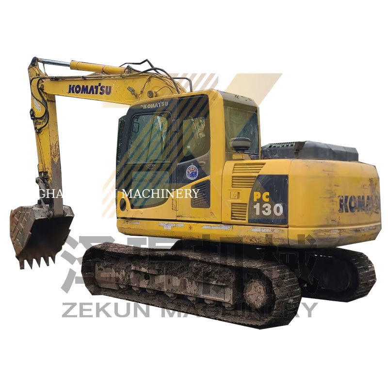 Excavadora de segunda mão Komatsu PC130-6/7/8M0 para escavadora de trincheiras em excelente estado