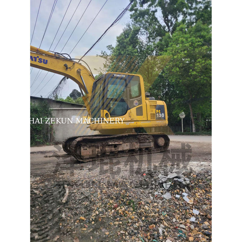 Excavadora de segunda mão Komatsu PC130-6/7/8M0 para escavadora de trincheiras em excelente estado