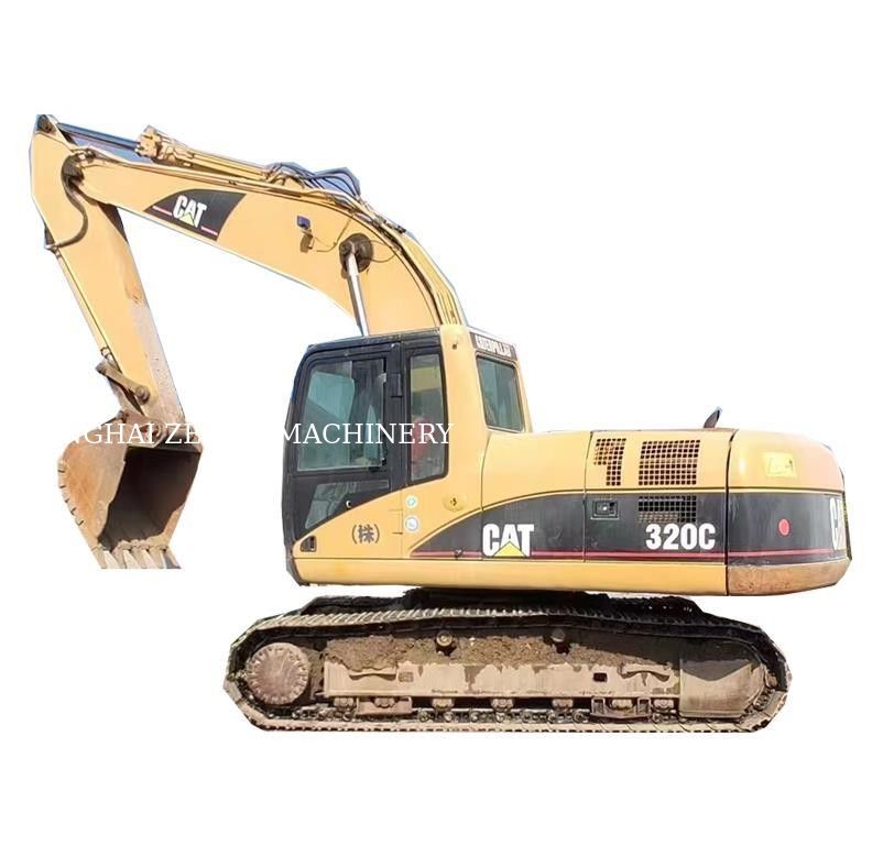 Sistema totalmente hidráulico usado CAT320C Excavador de alta potência de escavação para o seu negócio