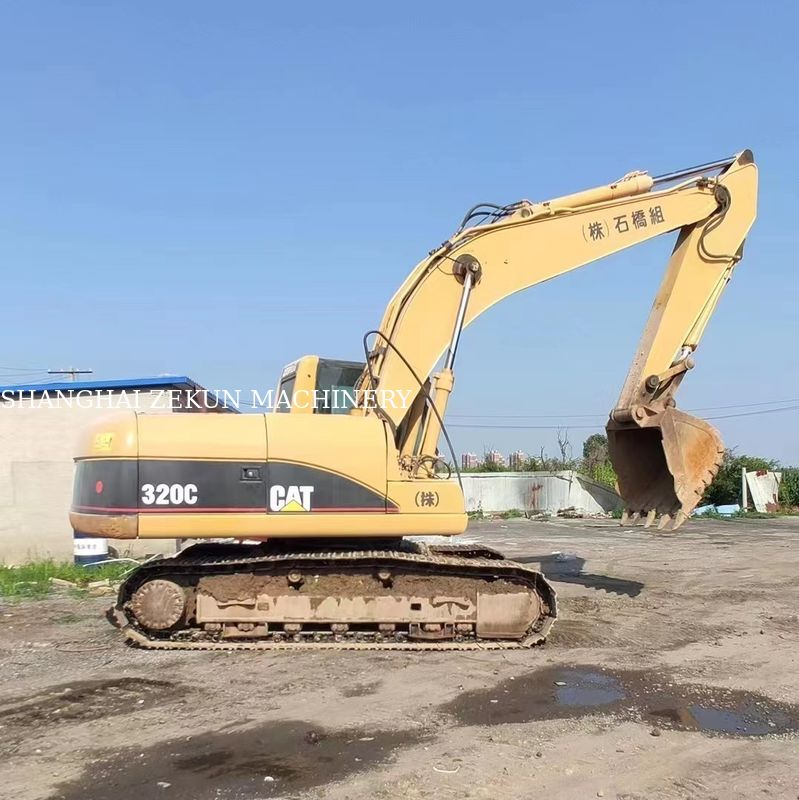 Sistema totalmente hidráulico usado CAT320C Excavador de alta potência de escavação para o seu negócio