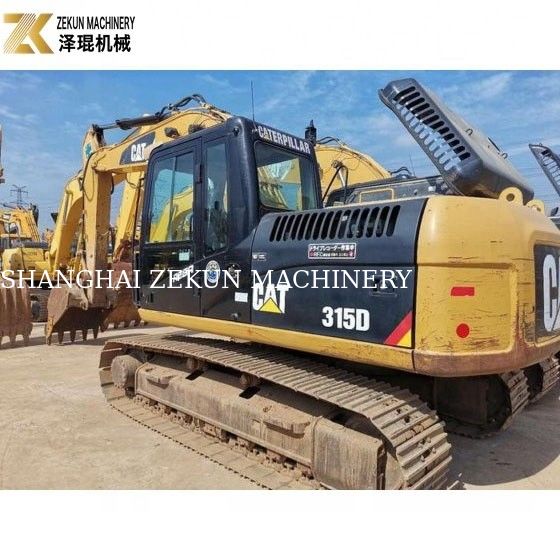 Excavadora Caterpillar 315D de 15 toneladas com válvula hidráulica CAT e bomba hidráulica