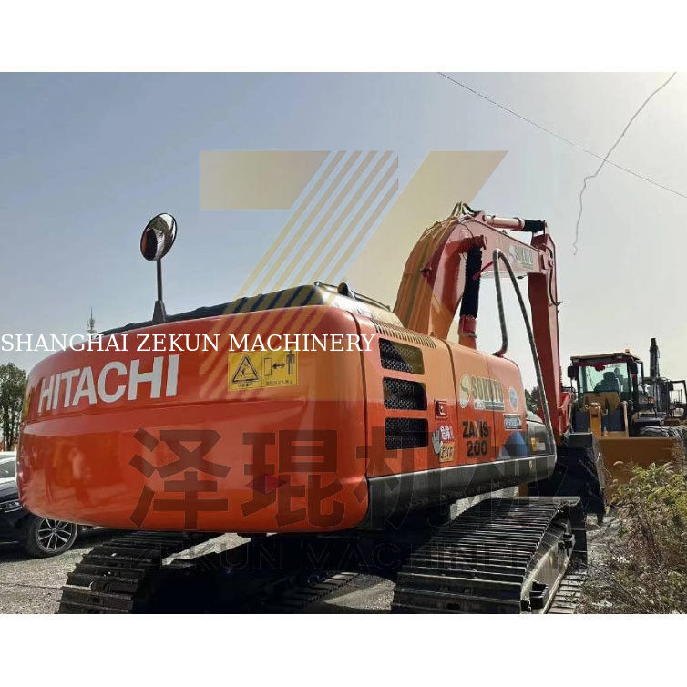 20 toneladas Usado Hitachi ZX200-3G Crawler Excavator com outra válvula hidráulica no Japão