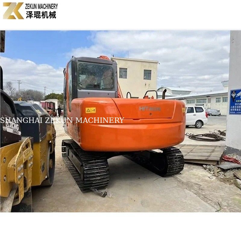 Excavadora usada Hitachi ZX70 com bomba hidráulica original e 2001-4000 horas de trabalho