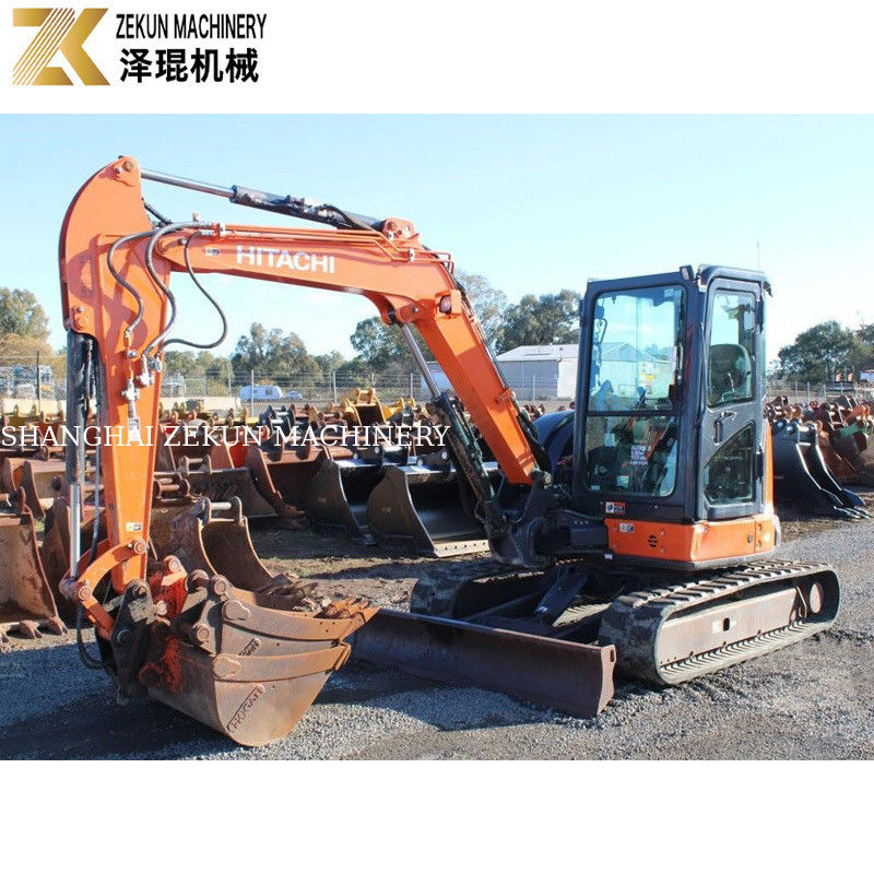 Excavadora movel do tipo Crawler-Type Hitachi ZX55-5A com capacidade de balde de 0,19m3