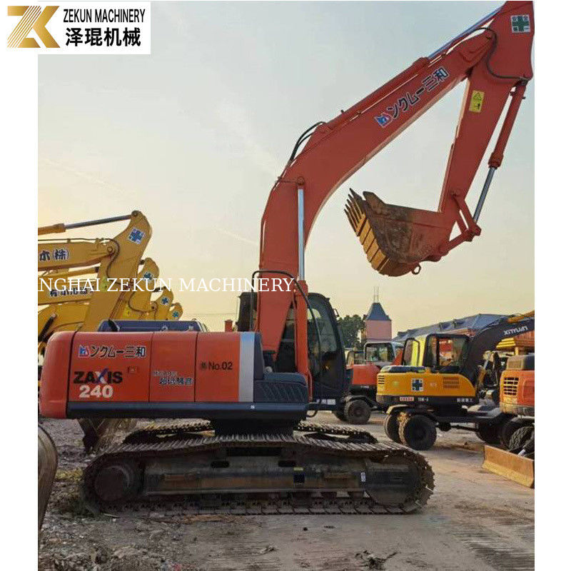 Excavadora usada Hitachi ZX240 24 toneladas Japão Original 2011 Ano 2001-4000 Horas de trabalho