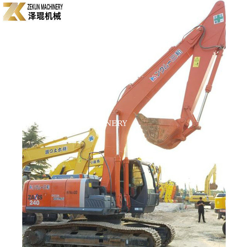 Excavadora usada Hitachi ZX240 24 toneladas Japão Original 2011 Ano 2001-4000 Horas de trabalho