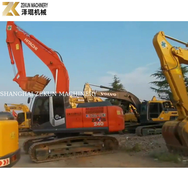 Excavadora usada Hitachi ZX240 24 toneladas Japão Original 2011 Ano 2001-4000 Horas de trabalho
