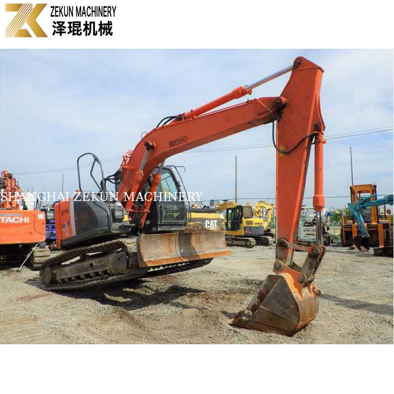 Excavadora original japonesa Hitachi ZX135US com bomba hidráulica original e rastreador