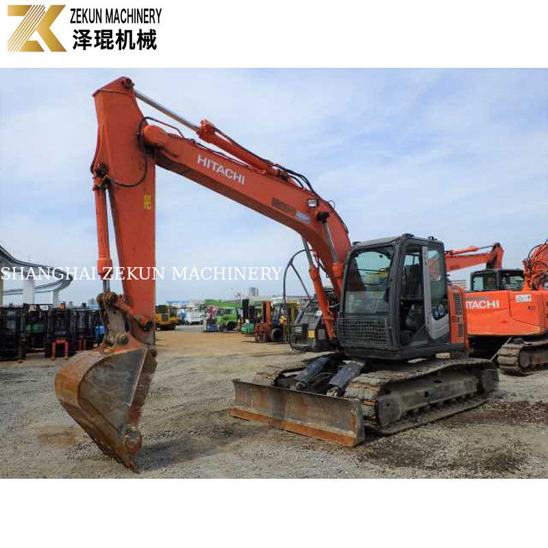 Excavadora original japonesa Hitachi ZX135US com bomba hidráulica original e rastreador