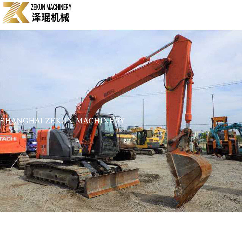 Excavadora original japonesa Hitachi ZX135US com bomba hidráulica original e rastreador