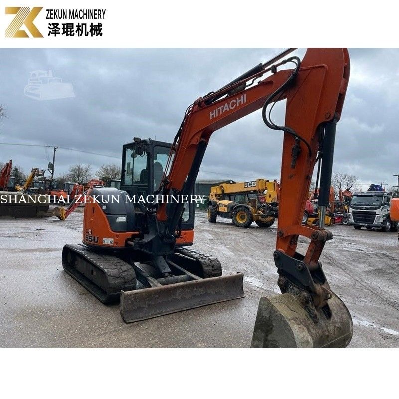 Usado Hitachi ZX55U Mini Excavator Japão Original