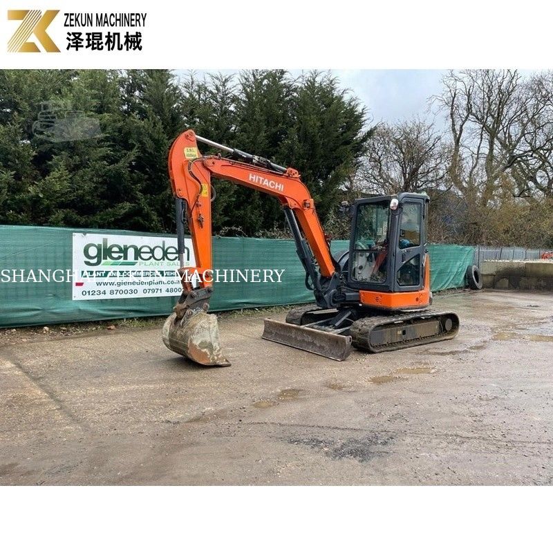 Usado Hitachi ZX55U Mini Excavator Japão Original