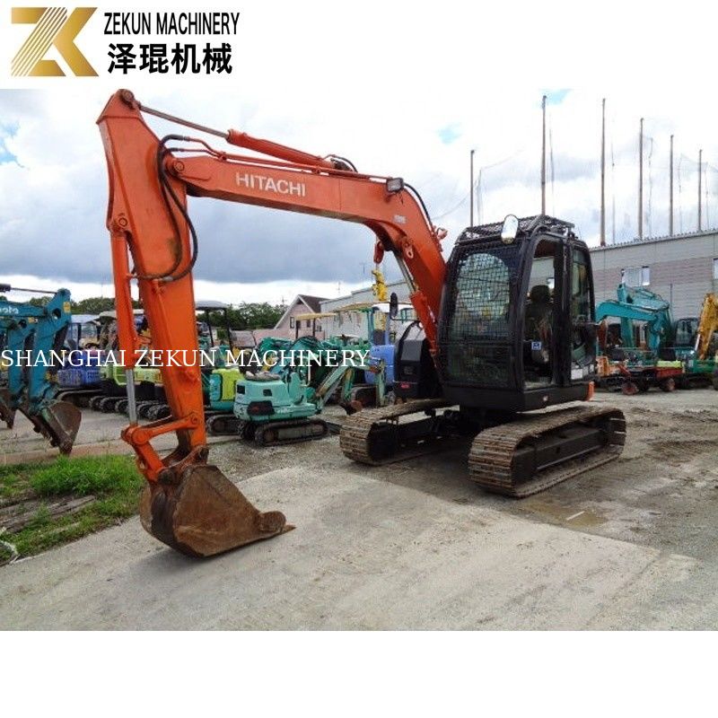Japão Importa 7,5 toneladas Usadas Hitachi ZX75 Excavator Isuzu Motor ZX75US-A para Agricultura